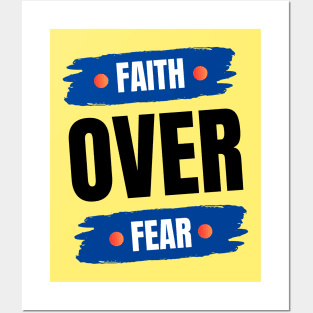 Faith Over Fear | Christian Posters and Art